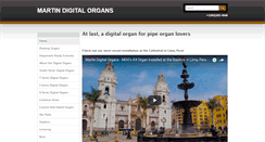 Desktop Screenshot of martindigitalorgans.com